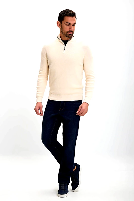 COMMANDER Commander ανδρικό τζιν παντελόνι πεντάτσεπο Slim Fit - D125000251112104 Denim Blue Σκούρο