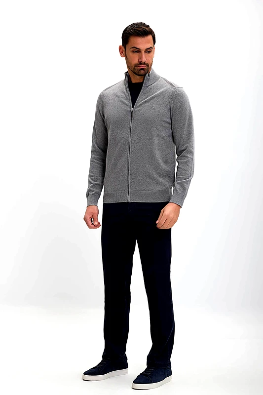 KAISER HOFF Kaiser Hoff ανδρικό παντελόνι chino Regular Fit - D124000651107100 Μπλε Σκούρο