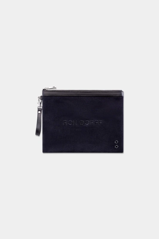 RON DORFF Ron Dorff ανδρικό τσαντάκι χειρός "City Pocket" - 18BG180 Μαύρο