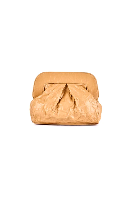 VIAMAILBAG ViaMailBag γυναικείο τσαντάκι clutch "Melody Skin" - MELODY/SKIN/FW24 Καμηλό