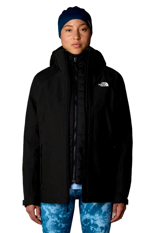 THE NORTH FACE The North Face γυναικείο μπουφάν μονόχρωμο με λογότυπο Regular Fit - NF0A4SVJAIS1 Μαύρο