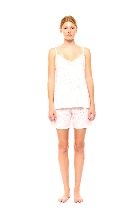 PINK LABEL Pink Label γυναικείο babydoll με floral print - S1449 Ροζ
