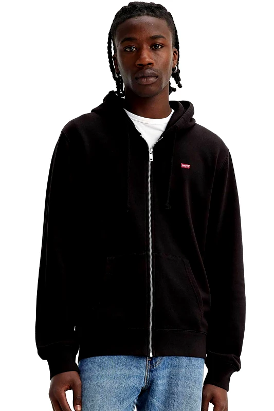 LEVI'S Levi's® ανδρική ζακέτα φούτερ με κουκούλα και λογότυπο Regular Fit - 345840016 Μπλε Σκούρο