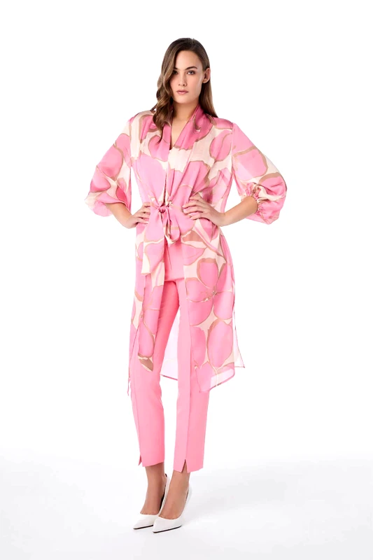 BELLA P. Bella P. γυναικεία τουνίκ με floral print - 21251.0480.06105 Ροζ