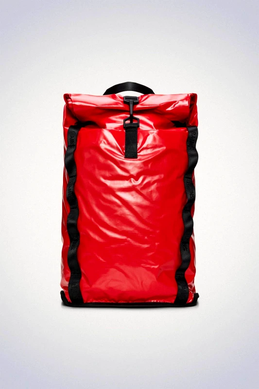 RAINS Rains unisex αδιάβροχο backpack "Sibu Rolltop Rucksack" - RNSSS2414770 Κόκκινο