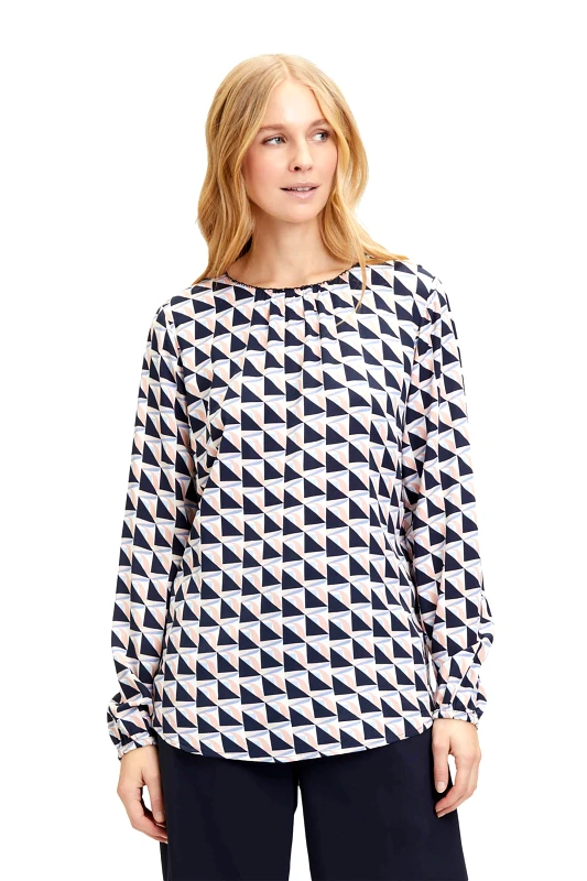 BETTY BARCLAY Betty Barclay γυναικεία μπλούζα με all-over contrast print - 8659/2414 Πολύχρωμο
