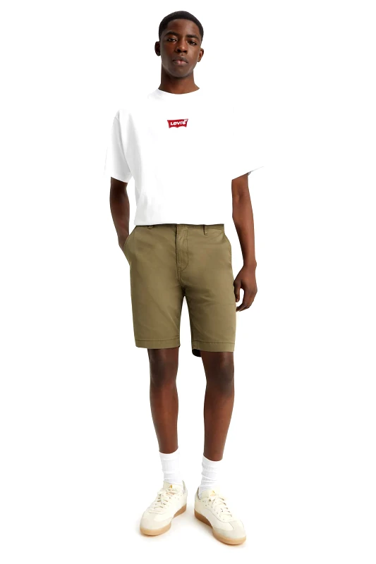 LEVI'S Levi's® ανδρική chino βερμούδα μονόχρωμη Regular Tapered Fit "Xx" - 172020004 Λαδί