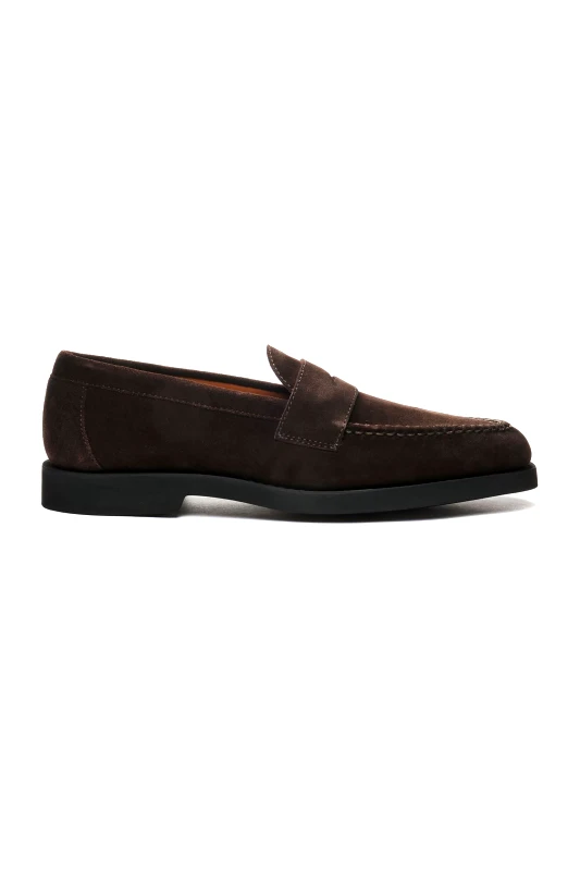 SEBAGO Sebago® ανδρικά loafers δερμάτινα ''Ryan Suede Polaris'' - L771176W-901R Καφέ