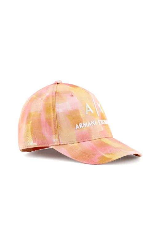 ARMANI EXCHANGE Armani Exchange γυναικείο καπέλο με all-over print - XW000874AF13345 Ροζ