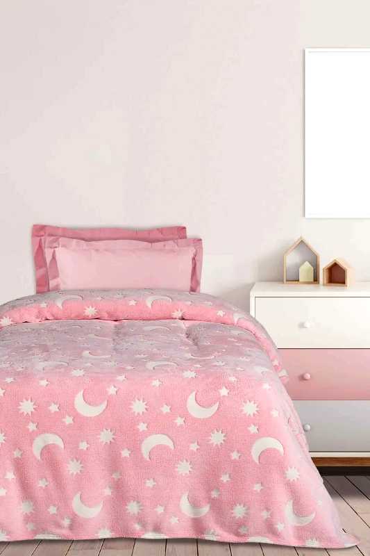 DAS KIDS Das Kids παιδική κουβέρτα fleece "4897" 160 x 220 cm - 420588104897 Ροζ