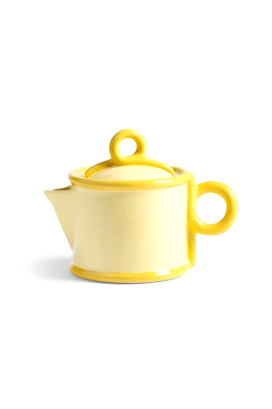 &K AMSTERDAM &K Amsterdam κεραμική τσαγιέρα "Loop" 700 ml Κίτρινο - 2844-03