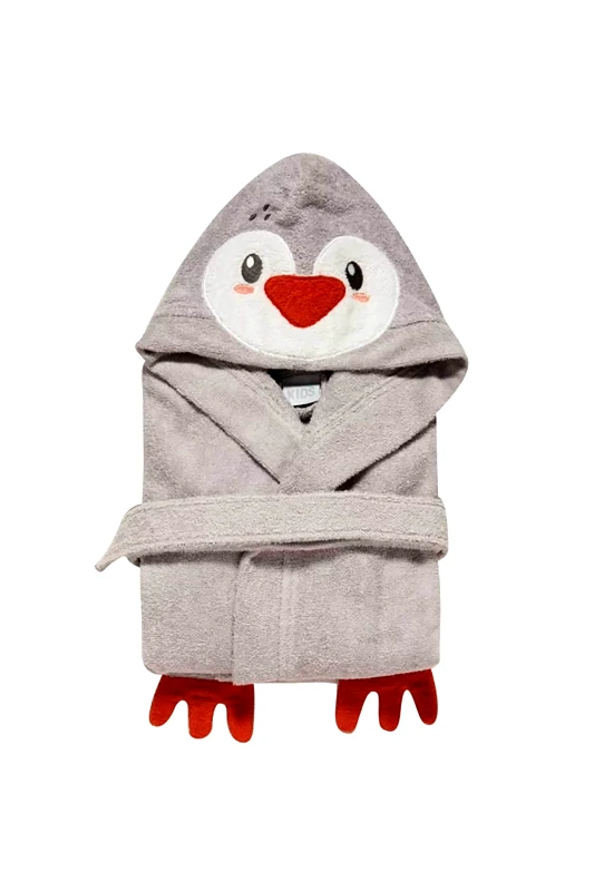 KENTIA Kentia παιδικό μπουρνούζι με κουκούλα "Pengo" (2 ετών) - 000078184