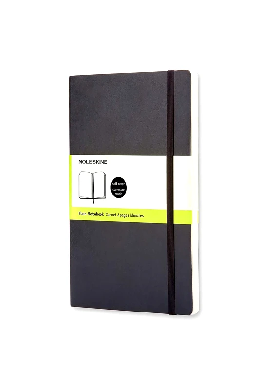MOLESKINE Moleskine σημειωματάριο μονόχρωμο "Classic Notebook Pocket" Μαύρο - QP613