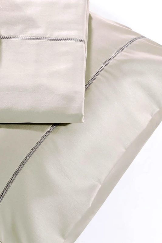 DOWN TOWN HOME DOWN TOWN Home σεντόνι queen size με διακοσμητικές ραφές 165 x 205 + 30 cm - 21-0068