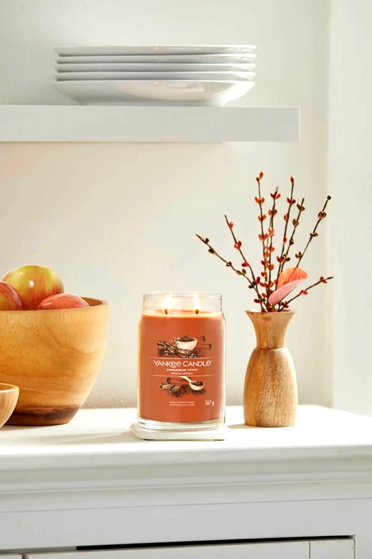 YANKEE CANDLE Yankee Candle αρωματικό κερί σε γυάλινο δοχείο large " Signature Cinnamon Stick" - 1701372E