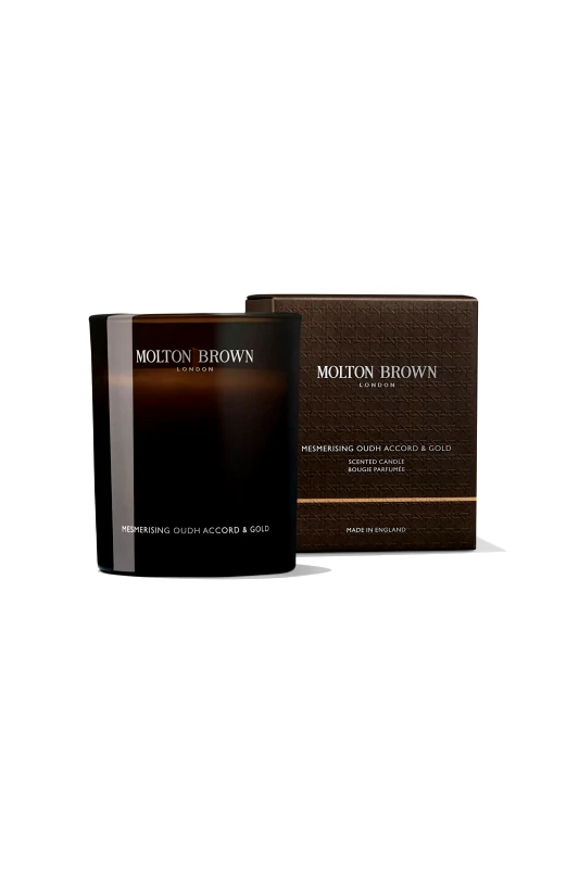 MOLTON BROWN Molton Brown Mesmerising Oudh Accord & Gold Signature Candle 190g - 5110239