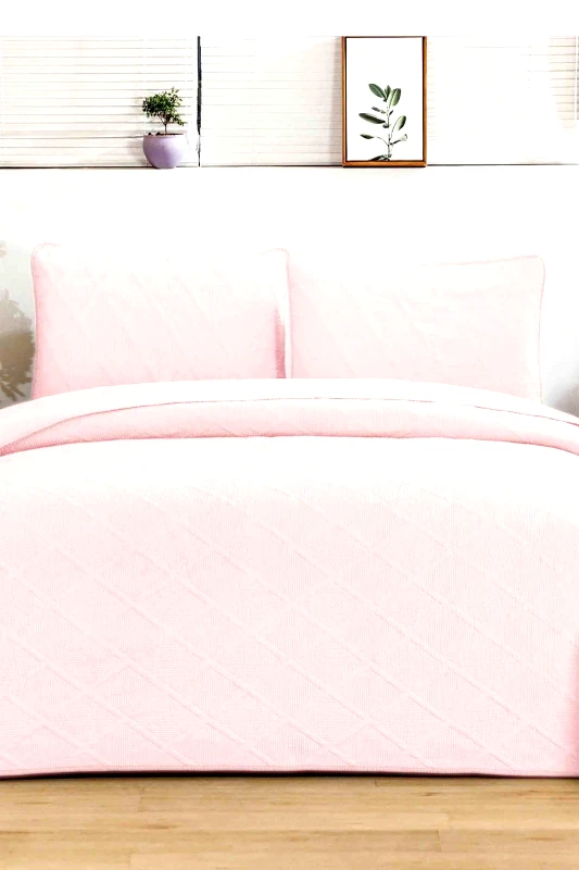 DOWN TOWN HOME DOWN TOWN Home σετ κoυβερλί υπέρδιπλο και μαξιλαροθήκες "Diamond" 240 x 260 cm - 2 x 50 x 70 cm - 32-0368