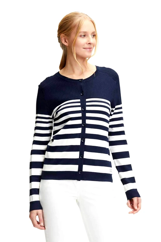 SO COSY So Cosy γυναικεία ριγέ ζακέτα - 5083/8043 Μπλε Σκούρο