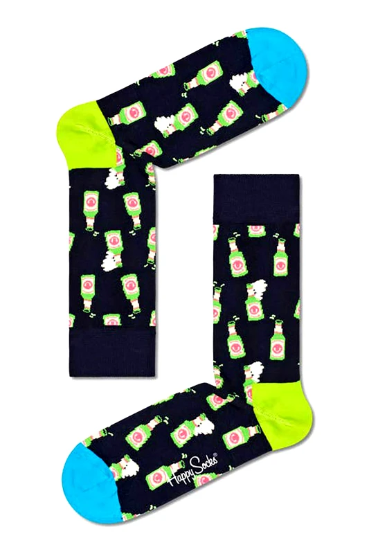 HAPPY SOCKS Happy Socks unisex κάλτσες "Beer" - BEE01-6500 Μαύρο