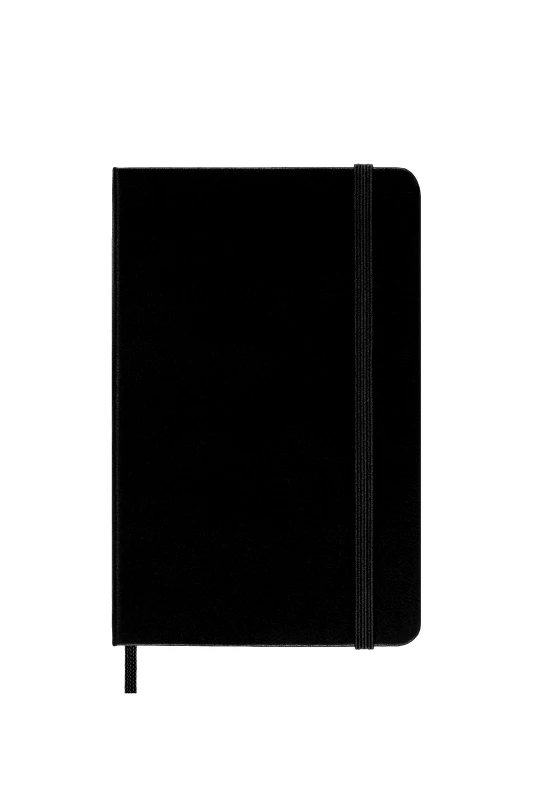 MOLESKINE Moleskine σημειωματάριο μονόχρωμο "Classic Notebook Plain Pocket" Μαύρο - QP012
