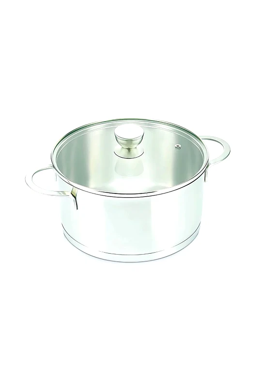 COOK SHOP Cook-Shop χύτρα ανοξείδωτη με καπάκι 24 cm 5.3lt - 30002454