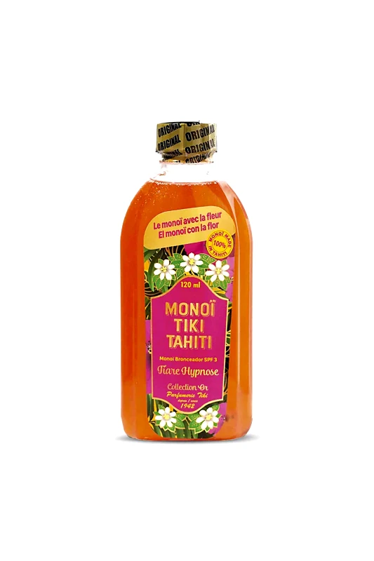 MONOI TIKI TAHITI Monoi Tiki λάδι μαυρίσματος Tiare Hypnose SPF3 120ml - MT-1MRGE