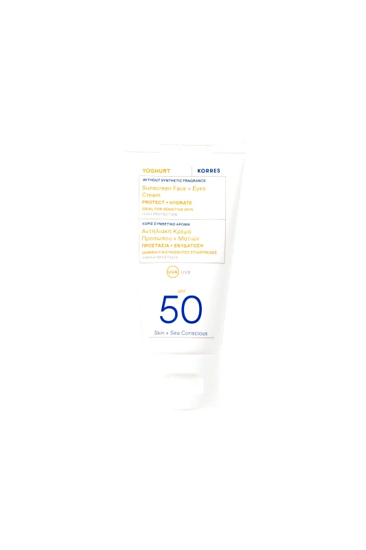 KORRES Korres Γιαούρτι Αντηλιακή Κρέμα Προσώπου + Ματιών SPF50 50 ml - 21012551