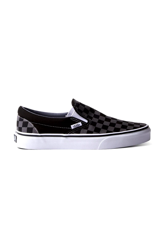 VANS Vans unisex υφασμάτινα παπούτσια με καρό σχέδιο Classic Slip-On - VN000EYEBPJ1-** Μαύρο