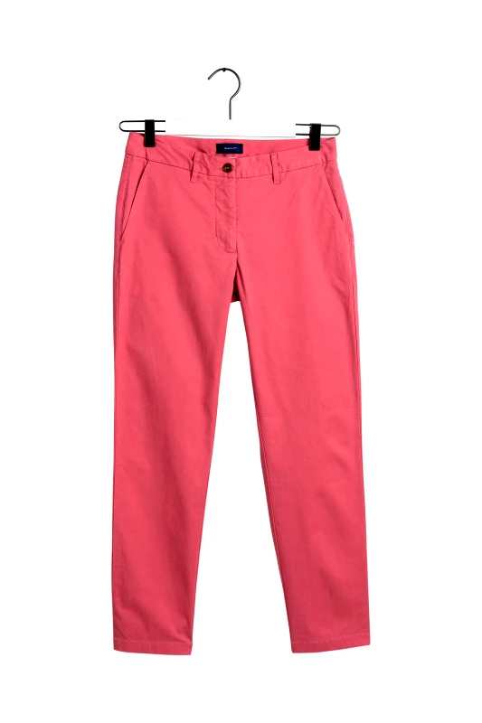 GANT Gant γυναικείο παντελόνι Classic Chinos - 4150099 Φούξια