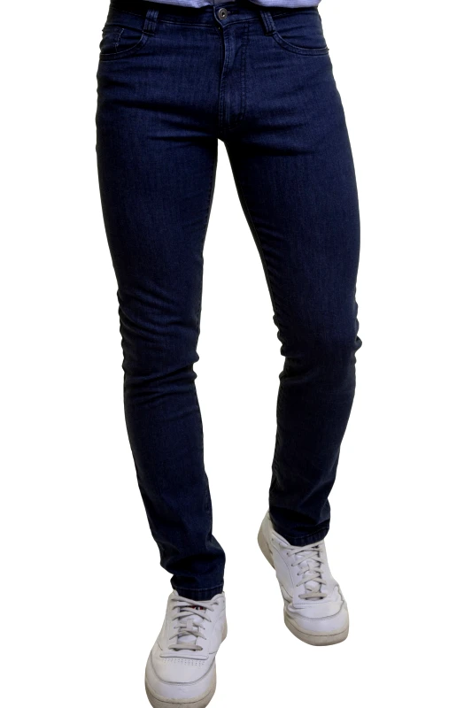 THE BOSTONIANS The Bostonias ανδρικό παντελόνι τζιν πεντάτσεπο Slim Fit - CJ6248487 Μπλε Σκούρο