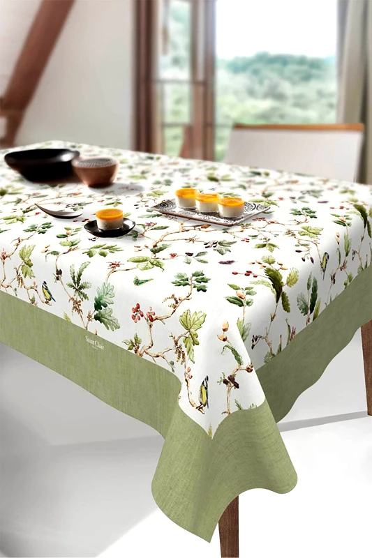 SAINT CLAIR PARIS Saint Clair τραπεζομάντηλο "Olive" 145 x 220 cm - 1719030124039
