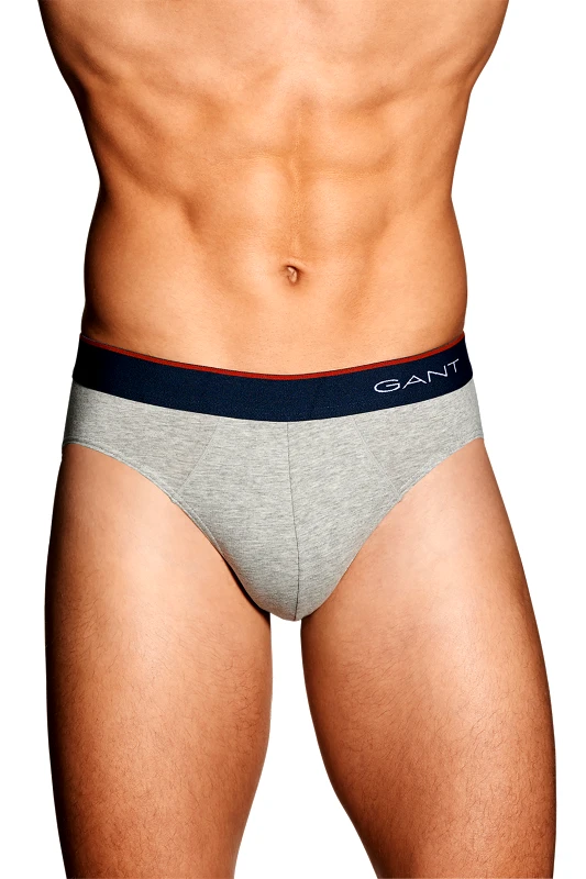 GANT Gant ανδρικό σλιπ ''Hip Briefs'' - 1001 Γκρι