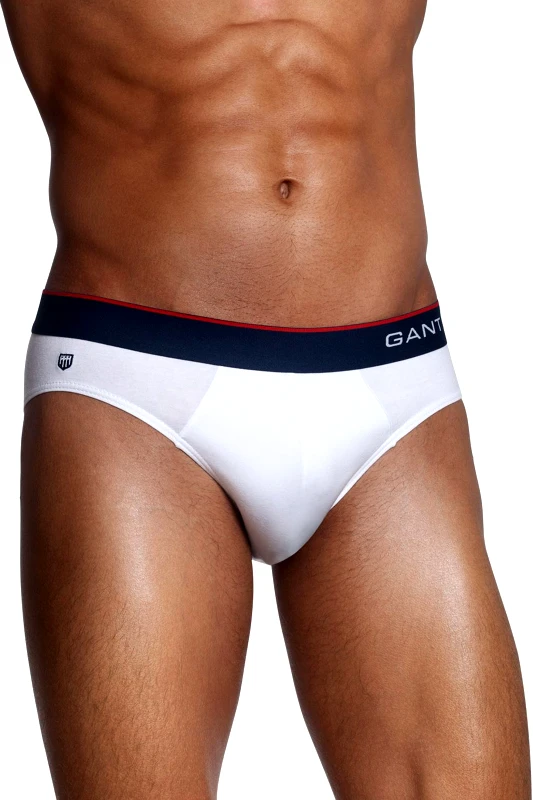 GANT Gant ανδρικό σλιπ ''Hip Briefs'' - 1201 Λευκό