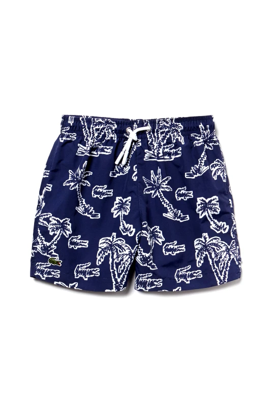LACOSTE Παιδικό μαγιό σορτς με σχέδιο S/S 2018 Kids Collection Lacoste - MJ3866 Μπλε Σκούρο