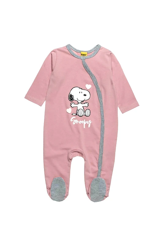 ALOUETTE Alouette βρεφικό φορμάκι με print "Snoopy" (1 - 12 μηνών) - 00580943 Ροζ