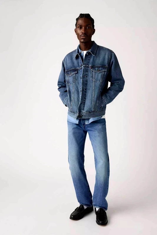LEVI'S Levi's® ανδρικό τζιν παντελόνι πεντάτσεπο Regular Fit "501™" - 005013739 Σκούρο Μπλε