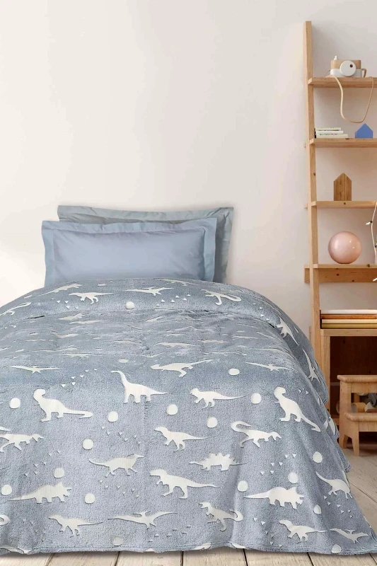 DAS KIDS Das Kids παιδική κουβέρτα fleece "4900" 160 x 220 cm - 420588104900 Γαλάζιο