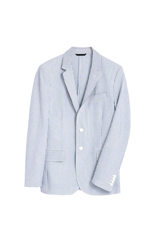 GANT Gant ανδρικό σακάκι με ριγέ σχέδιο - 7705063 Μπλε Ανοιχτό