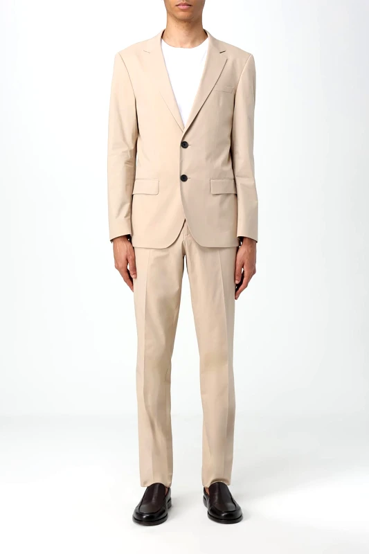 HUGO Hugo Boss ανδρικό κοστούμι Regular Fit - 50491056 Μπεζ