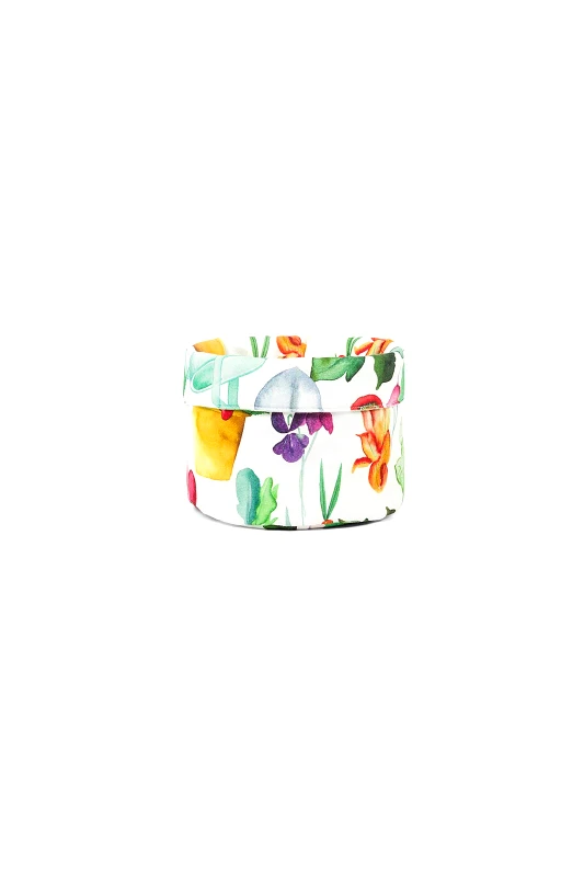 COINCASA Coincasa καλάθι αποθήκευσης με vegetables print 18 x 18 cm - 007409125 Πολύχρωμο