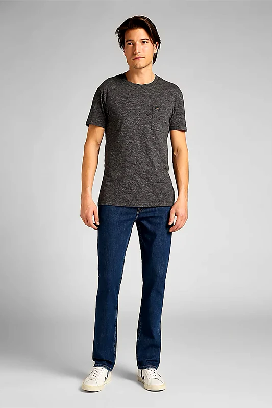 LEE Lee ανδρικό τζιν παντελόνι πεντάτσεπο "Brooklyn" - L452PX46 Denim Blue Σκούρο