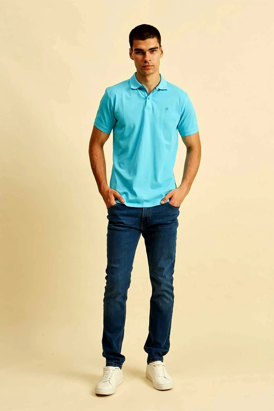 DORS DORS ανδρικό denim παντελόνι πεντάτσεπο Regular Fit - 2038022.C01 Denim Blue