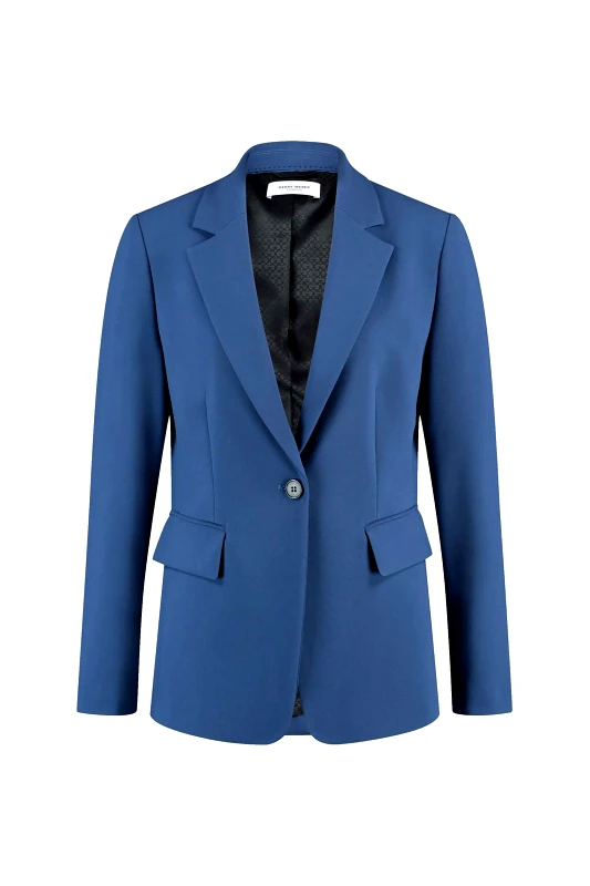 GERRY WEBER Gerry Weber γυναικείο σακάκι μονόχρωμο - 430043-31259 Μπλε Σκούρο
