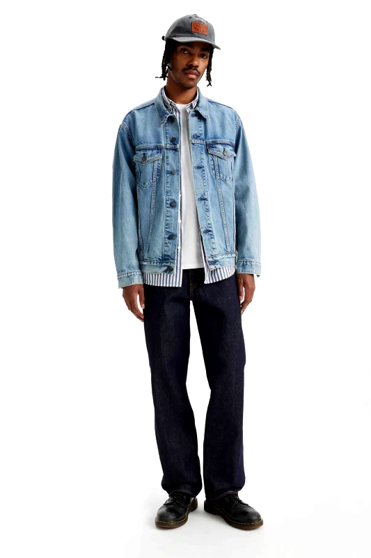 LEVI'S Levi's® ανδρικό τζιν παντελόνι πεντάτσεπο Loose Straight Fit ''568™'' - 290370078 Denim Blue Σκούρο