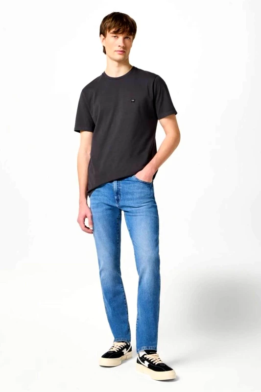 WRANGLER Wrangler® ανδρικό τζιν παντελόνι πεντάτσεπο Slim Tapered Fit "Larston" - 112322663 Denim Blue