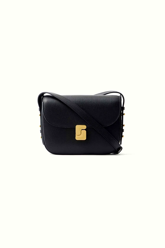 SOEUR Soeur γυναικεία δερμάτινη τσάντα ώμου/crossbody "Bellissima Mini" - SEM0431BELLIMIN Μαύρο