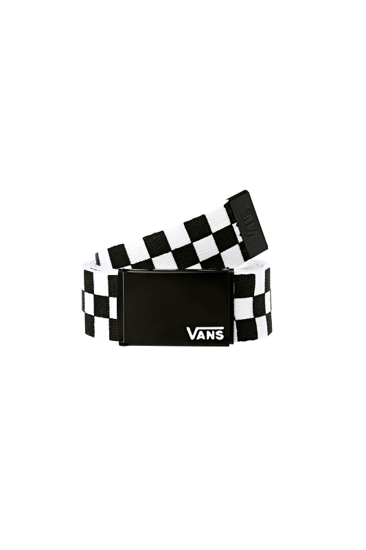 VANS Vans υφασμάτινη ζώνη μονόχρωμη "Deppster II Web" - VN0A31J1Y281 Λευκό