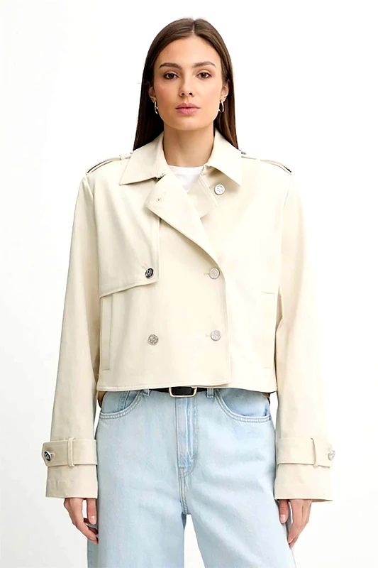 DKNY DKNY γυναικείο κοντό καπαρτινάκι - P5KJTD40 Μπεζ