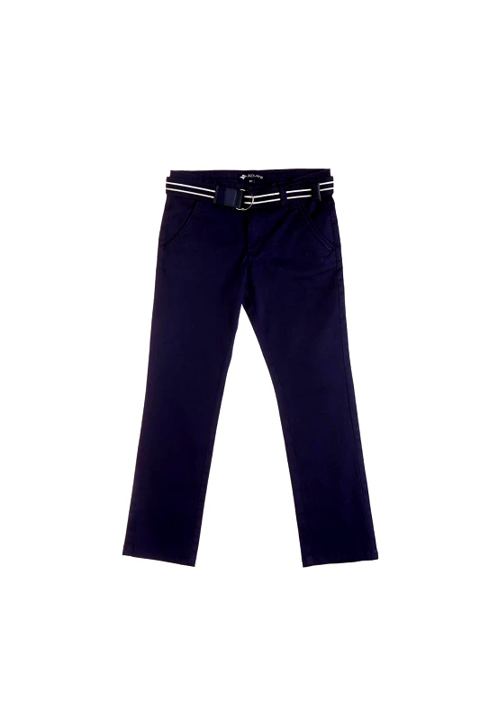 ALOUETTE Alouette παιδικό παντελόνι chino με ζώνη (6-16 ετών) - 00913646 Μπλε Σκούρο