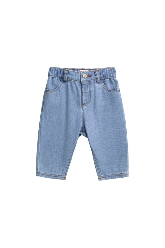 DPAM DPAM βρεφικό τζιν παντελόνι για αγόρια - 370436 Denim Blue